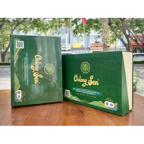 Hộp Oolong 100% Lá Sen 200gr