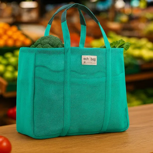 Túi Tái Sử Dụng Đi Chợ Size L (34x38x14) cm