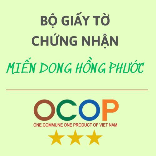 Bộ Giấy Tờ - Chứng Nhận Miến Dong Hồng Phước