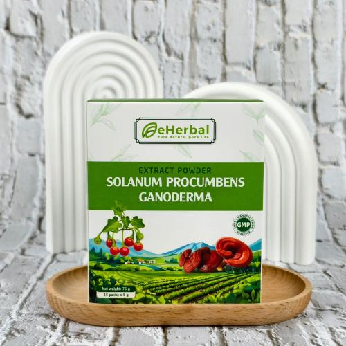 Cao Khô Hòa Tan Cà Gai Leo Linh Chi (Hộp 15 gói x 5g)