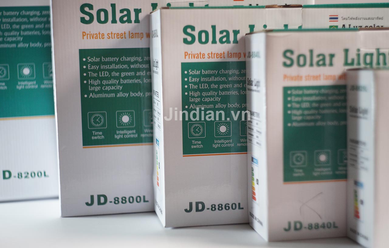 Thông số kỹ thuật đèn năng lượng mặt trời 60W JD-JINDIAN