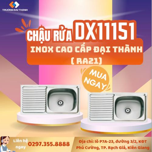 Chậu Rửa Inox Cao Cấp Đại Thành DX11151 (RA21)