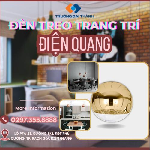 Đèn treo trang trí Điện Quang ĐQ HDL04 D200GO ( Thân hình tròn, D200 )