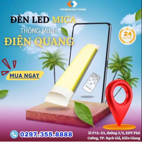 Bộ đèn LED MICA SMART Điện Quang 36W MF02RF 367CCT (điều chỉnh độ sáng và nhiệt độ màu, nhôm nhựa)