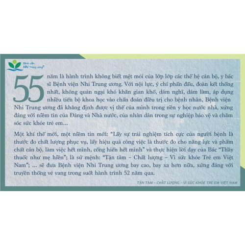 Lịch sử hình thành và phát triển của Bệnh viện nhi Trung ương