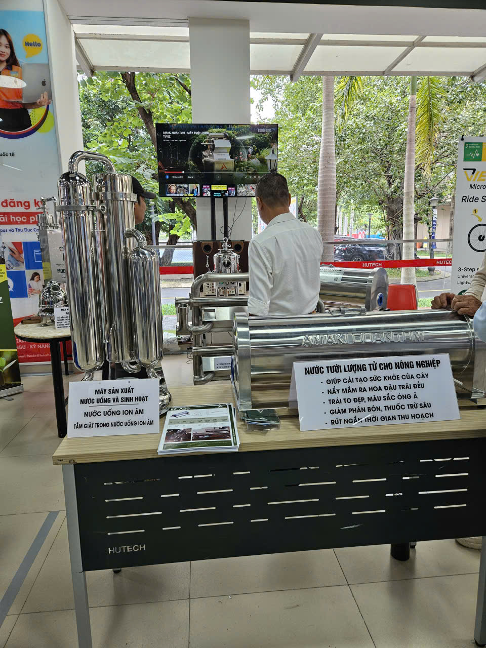 Máy tưới lượng tử cho nông nghiệp