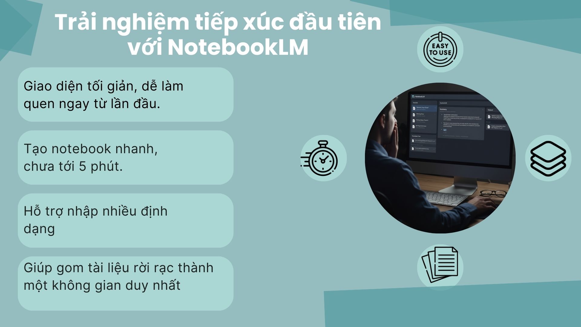 Trải nghiệm tiếp xúc đầu tiên với NotebookLM