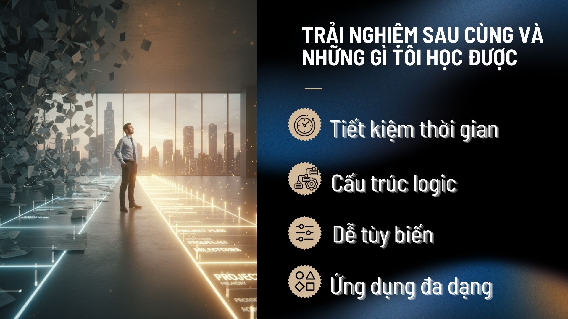 Trải nghiệm sau cùng và những gì tôi học được