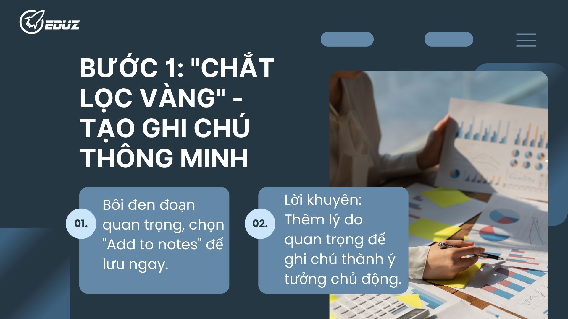 Bước 1: "Chắt Lọc Vàng" - Tạo Ghi Chú Thông Minh