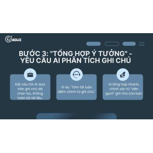 Bước 3: "Tổng Hợp Ý Tưởng" - Yêu Cầu AI Phân Tích Ghi Chú Của Bạn