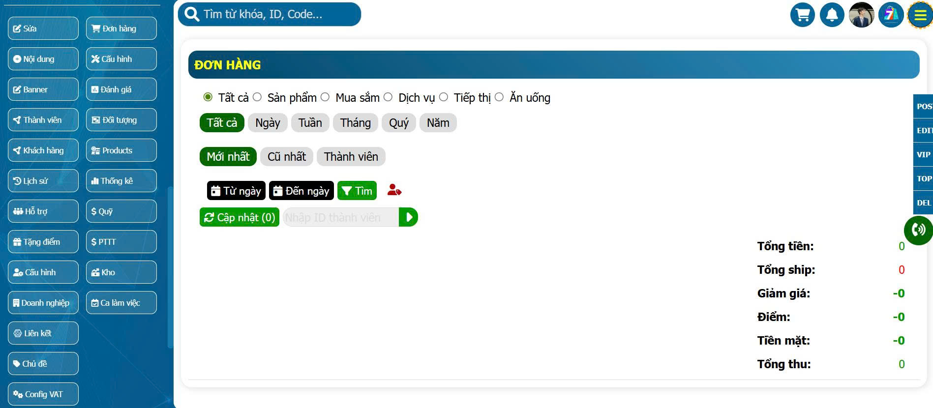 2. Công cụ quản lý đơn hàng & Vận hành đơn giản