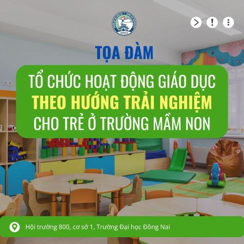 Tổ Chức Hoạt Động Giáo Dục Theo Hướng Trải Nghiệm Cho Trẻ Ở Trường Mầm Non
