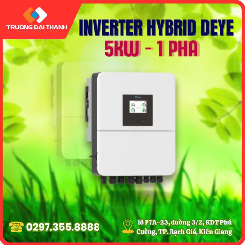 Inverter Hybrid Deye 5kw 1 Pha - SUN-5K-SG04LP1-EU-SM2
