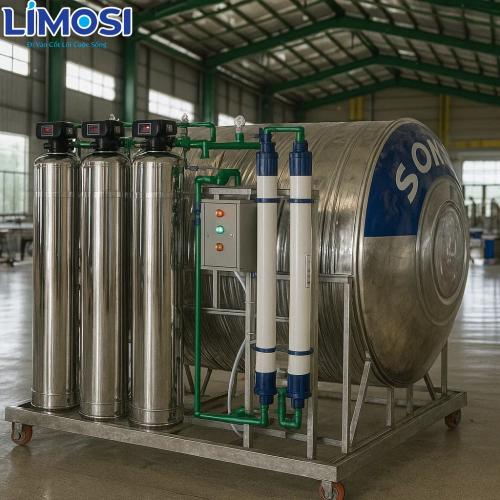 Hệ Thống Lọc Tổng UF 3 Cột Inox LMS.UF 3IX