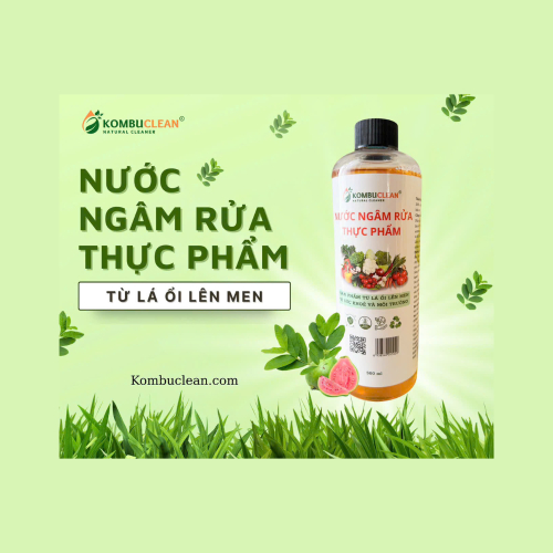 Nước Ngâm Rửa Thực Phẩm Kombuclean - 500ml