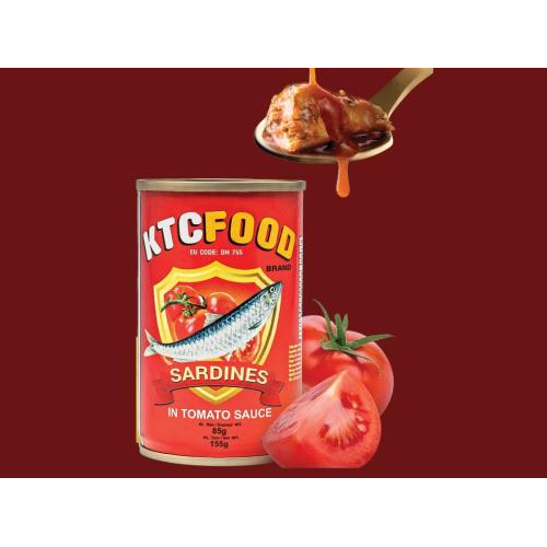 Cá Sardines Sốt Cà KTCFOOD 155g (Lon Cao)