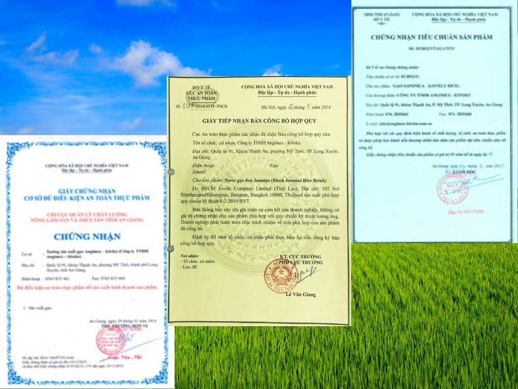 4. Chứng nhận An toàn vệ sinh thực phẩm: