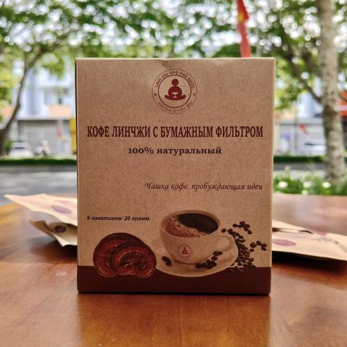 Cà Phê Phin Linh Chi Phin Giấy (6 Gói x 20gr)