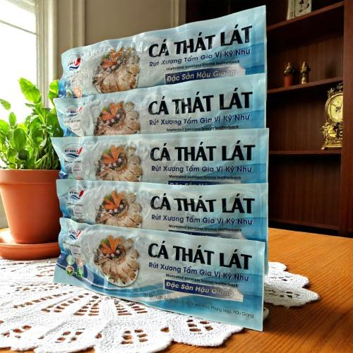 Cá Thát Lát Rút Xương Tẩm Gia Vị Kỳ Như, Túi 250g. Đặc sản Hậu Giang